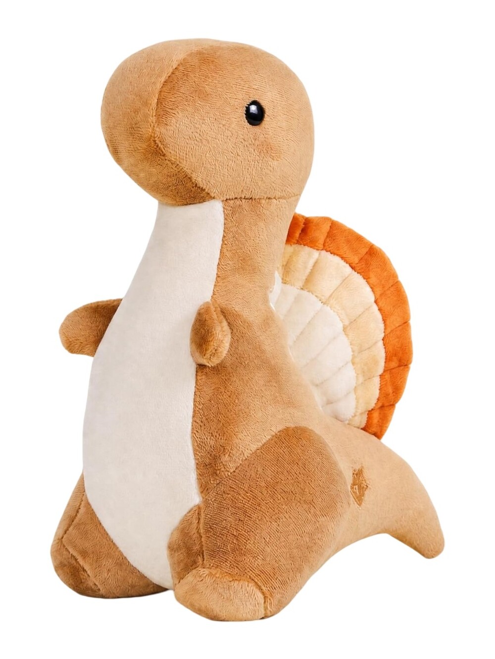 Plush Dino Duo in Tan and Cream – Cute Stuffed Dinosaurs - Picture 11 of 12